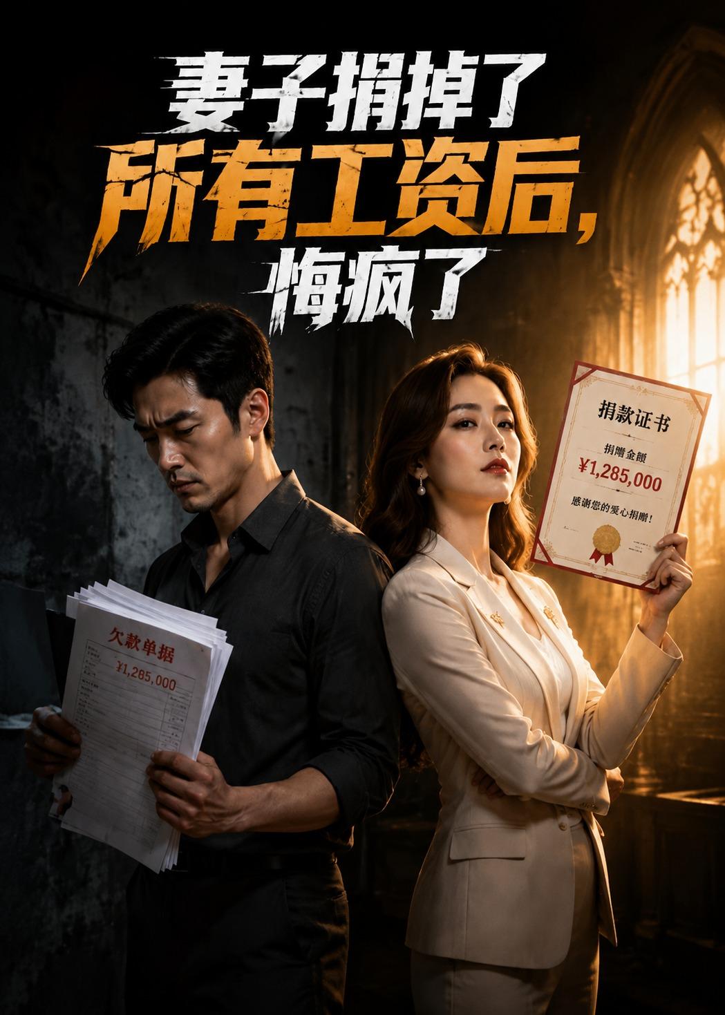妻子捐掉了所有工资后，悔疯了
