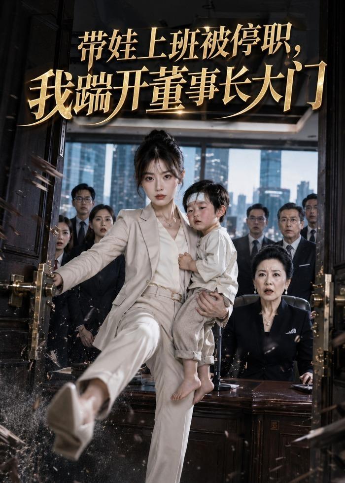 带娃上班被停职，我踹开董事长大门