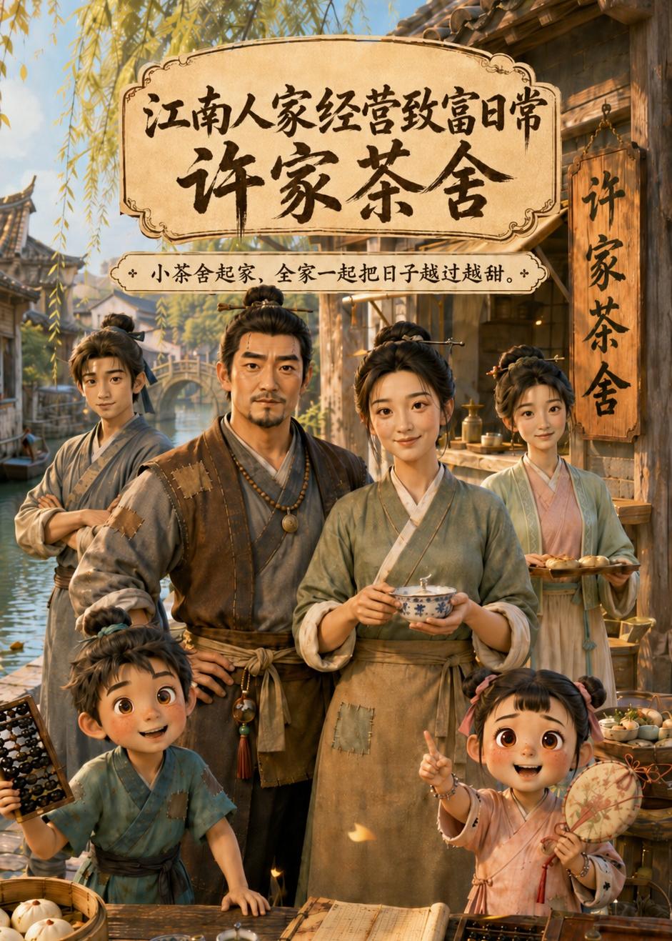 江南人家经营致富日常：许家茶舍