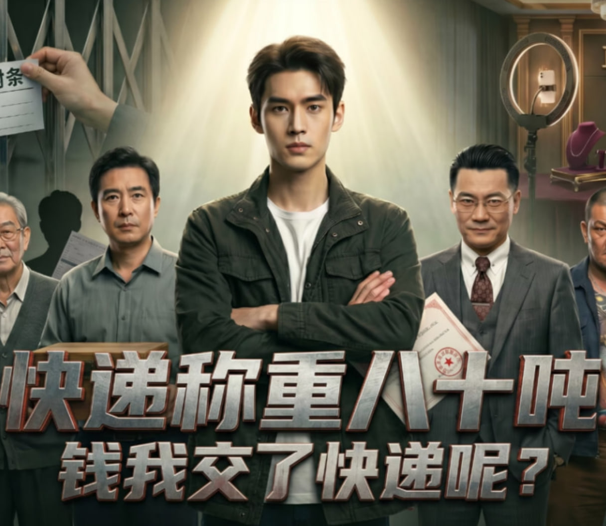 快递称重八十吨，我交了快递呢