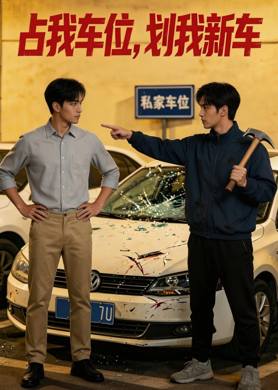占我车位，划我新车