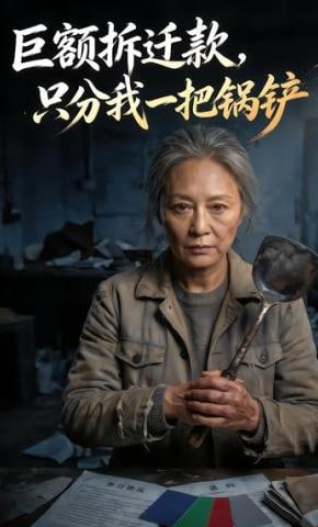 巨额拆迁款，只分我一把锅铲